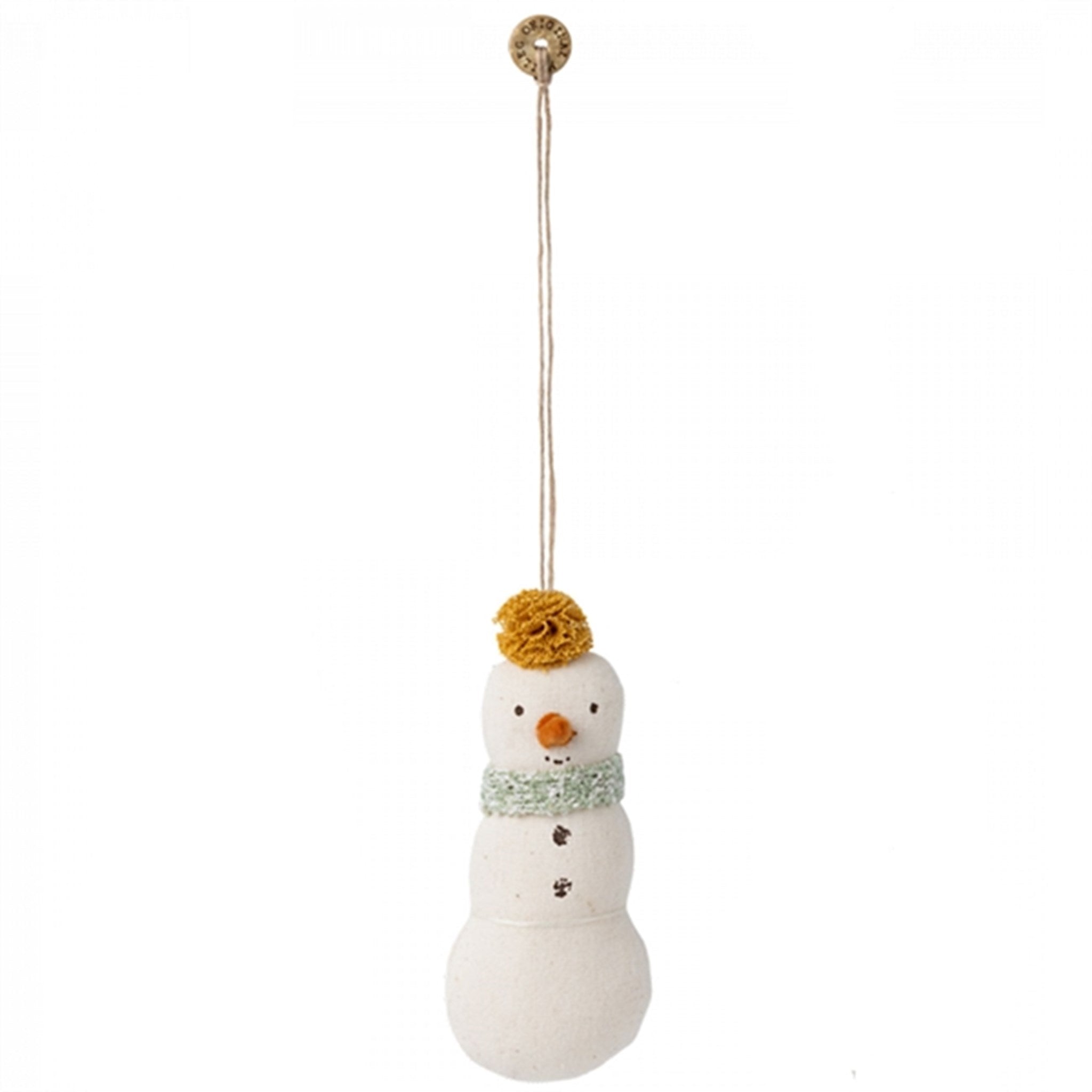 Maileg Snowman Ornament, Pom Pom
