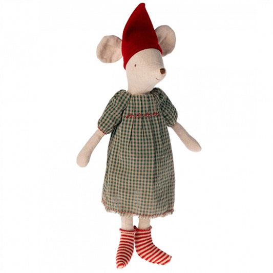 Maileg Christmas Mouse, Medium - Girl