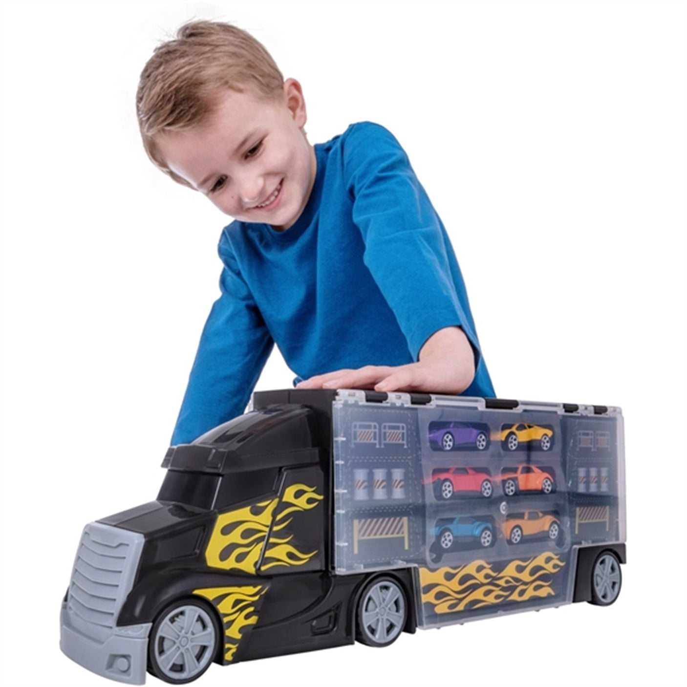 Teamsterz Transporter m. 8 Cars