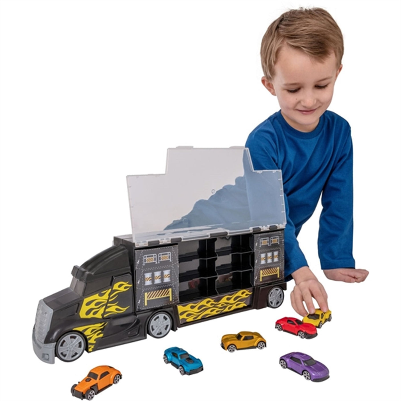 Teamsterz Transporter m. 8 Cars