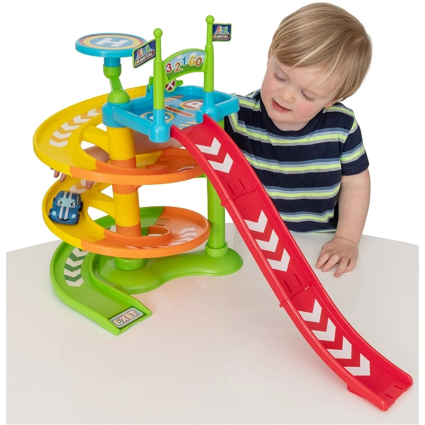 Tiny Teamsterz Raceway with 1 Car