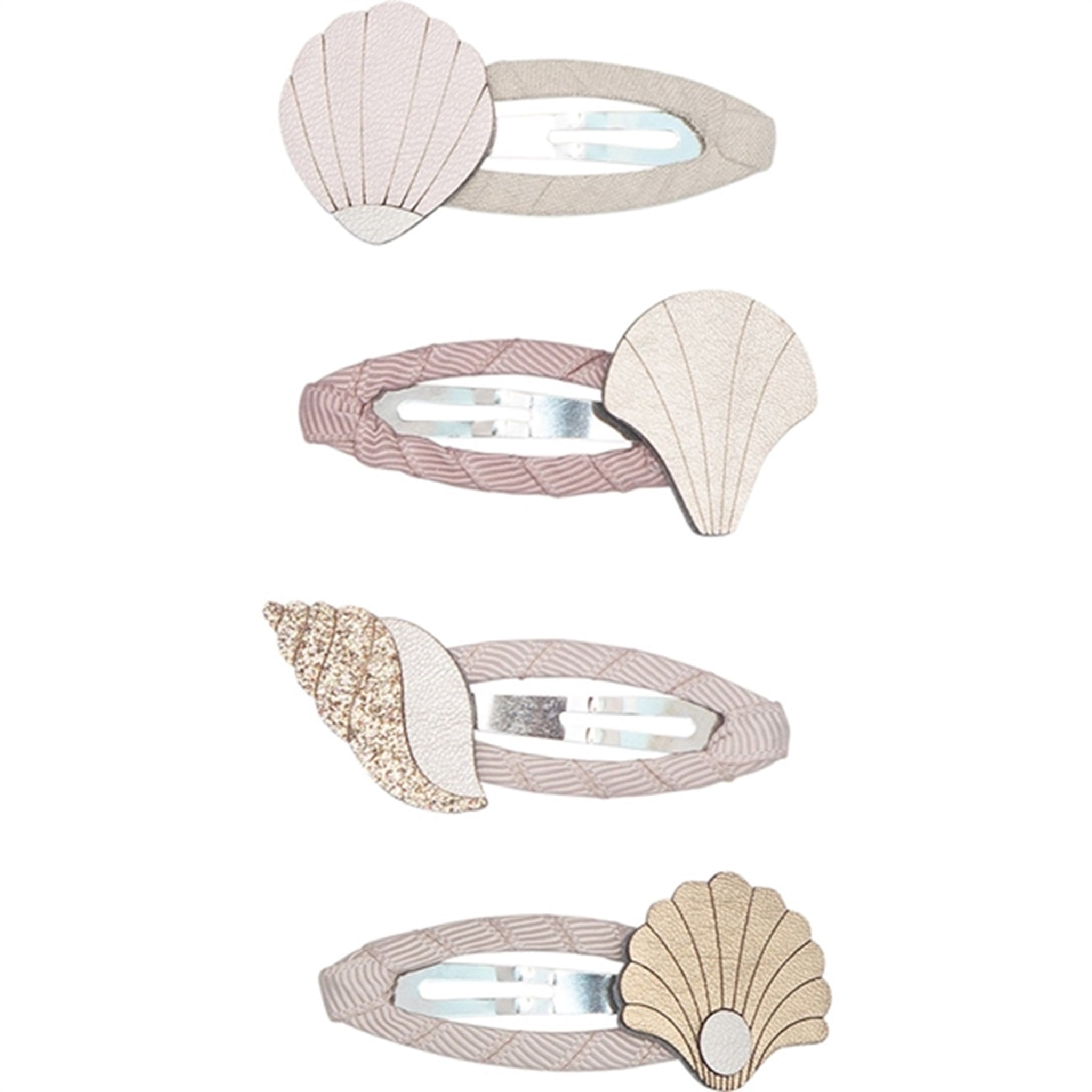 Mimi & Lula 4 Hair Clips Shell By The Seaside