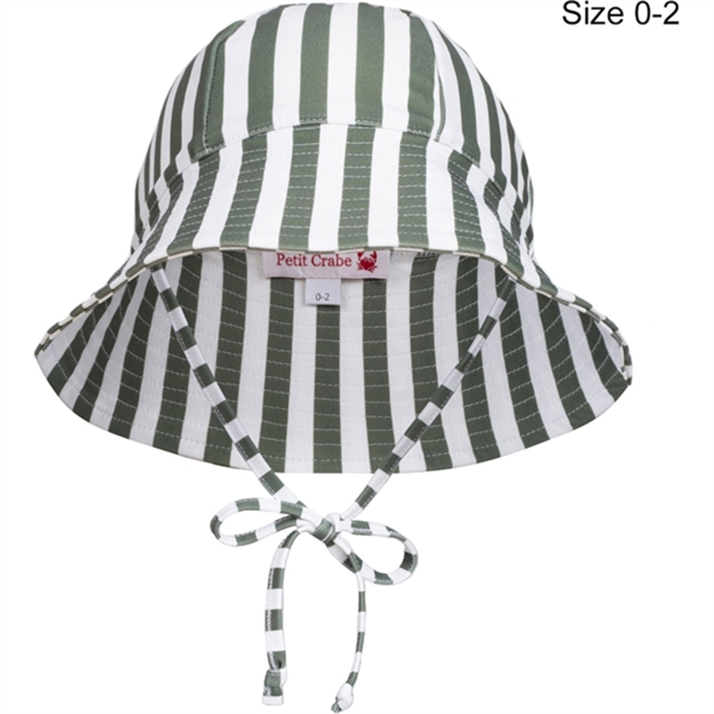 Petit Crabe Army Stripes Frey Sun Hat
