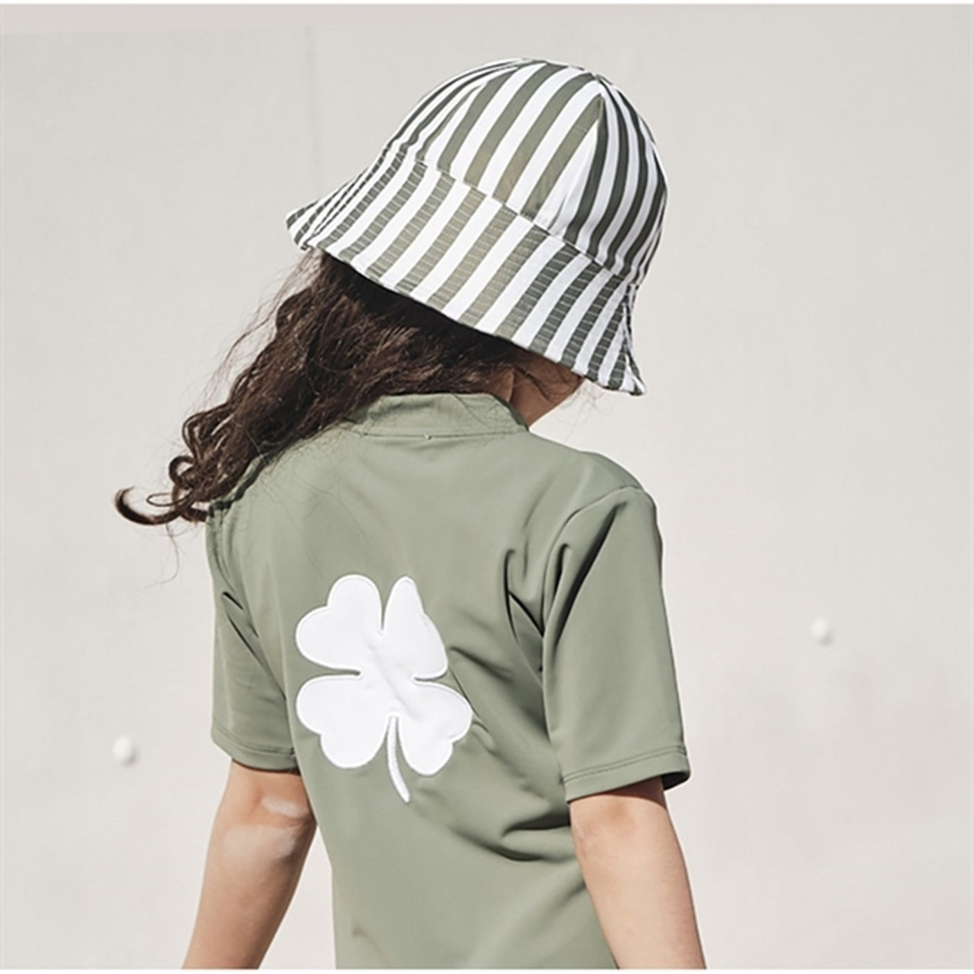 Petit Crabe Army Stripes Frey Sun Hat