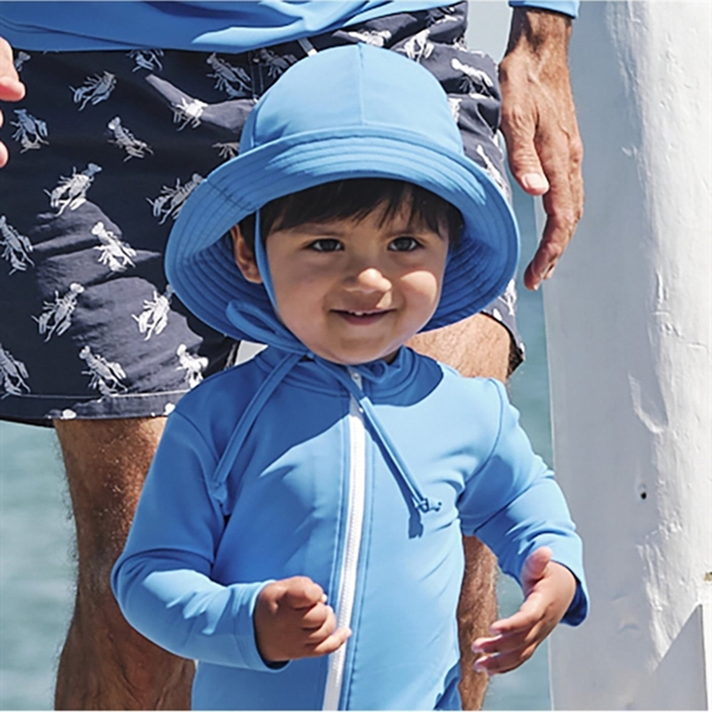 Petit Crabe Azure Frey Sun Hat