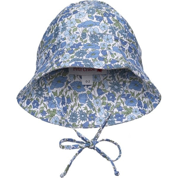 Petit Crabe Poppy & Daisy Frey Sun Hat Liberty© fabric