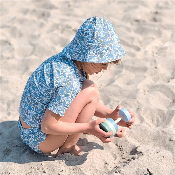 Petit Crabe Poppy & Daisy Frey Sun Hat Liberty© fabric