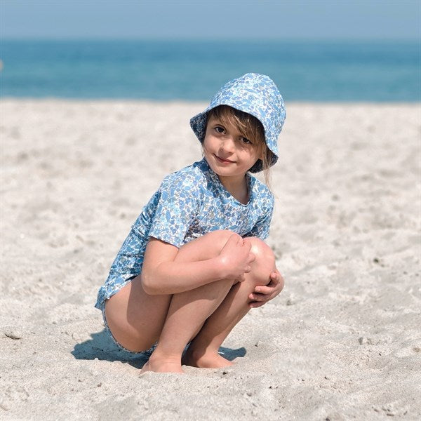 Petit Crabe Poppy & Daisy Frey Sun Hat Liberty© fabric