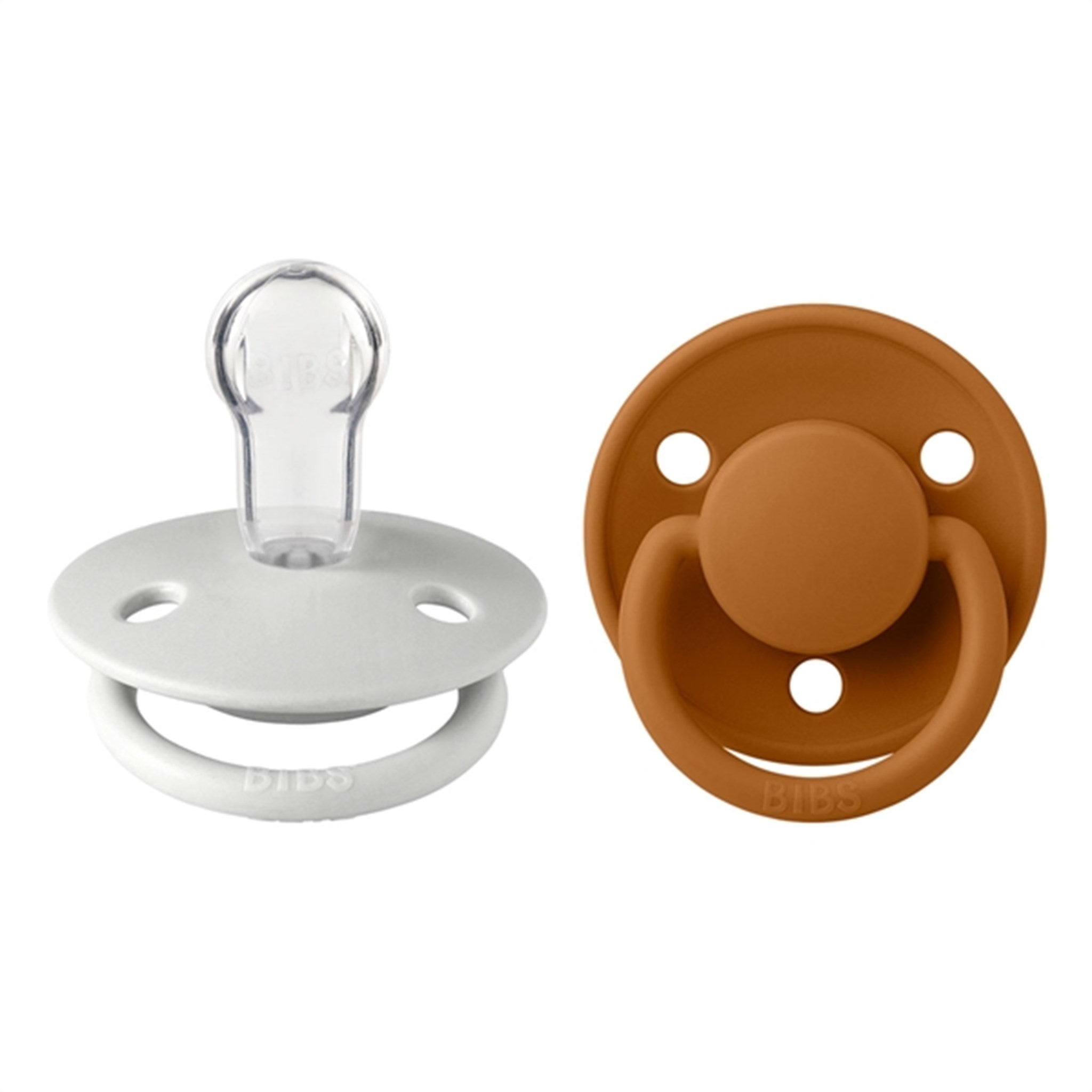 Bibs De Lux Silicone Pacifiers 2-pak Round Honey Bee/Olive 4