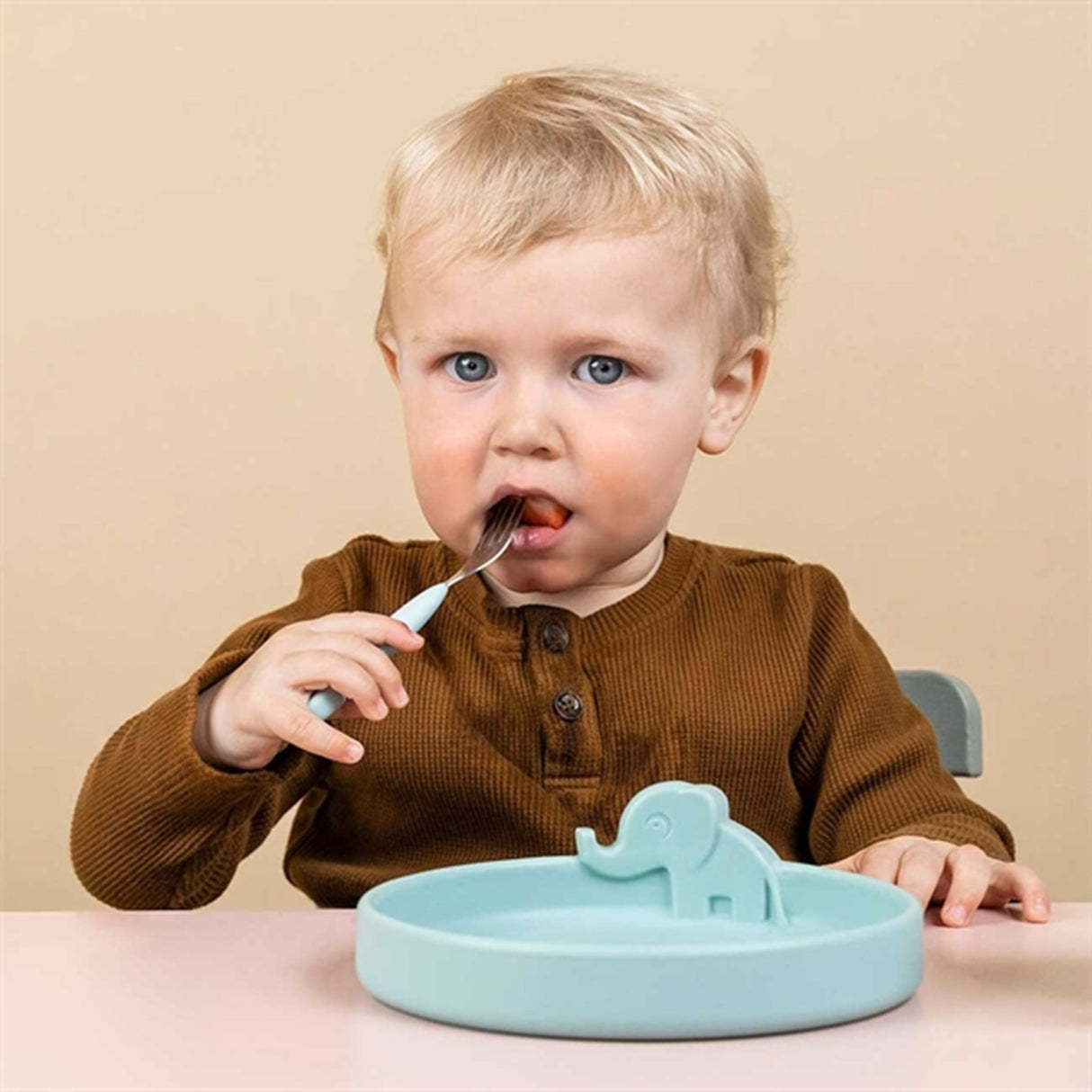 Done by Deer Peekaboo Dinner Set Deer Friends Powder