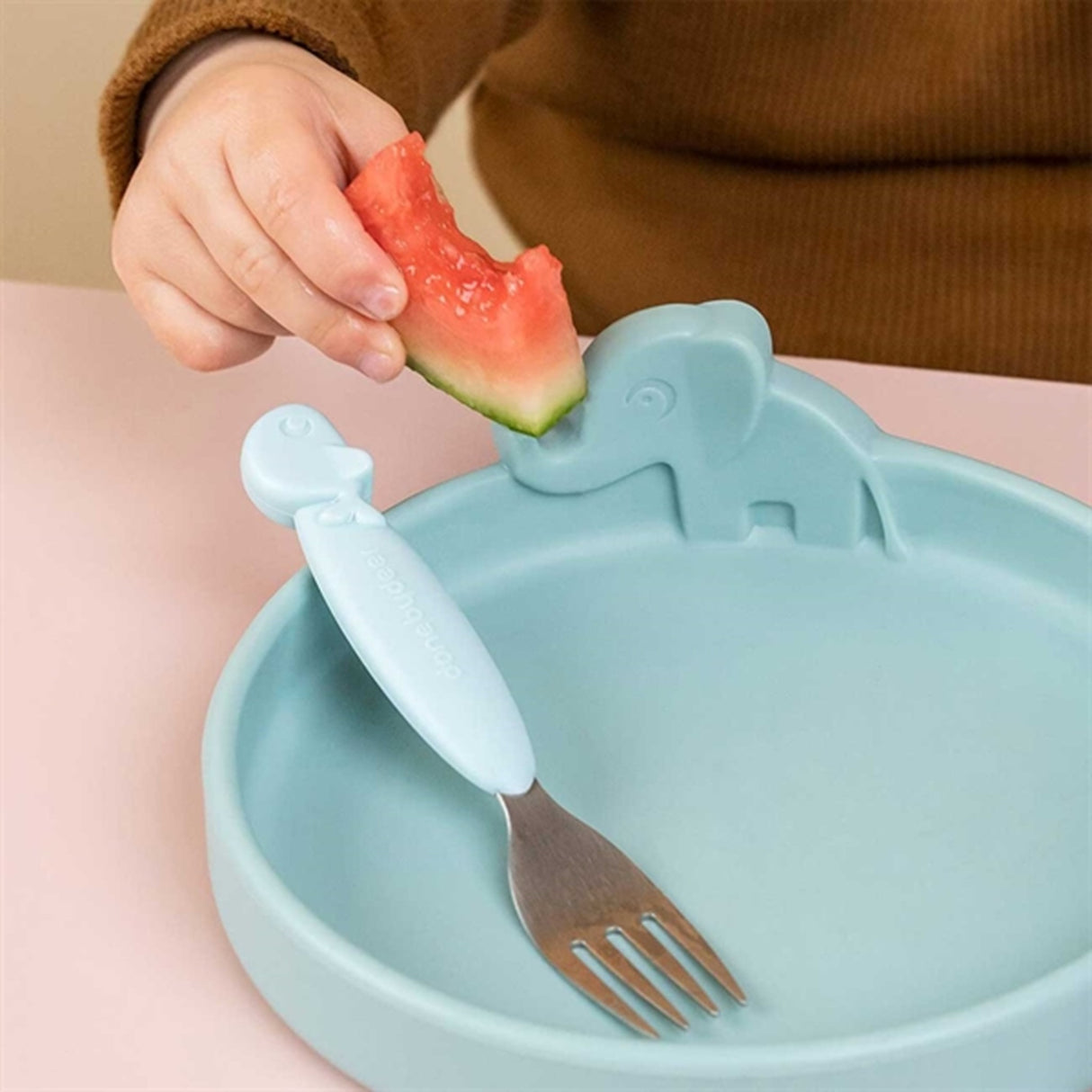 Done by Deer Peekaboo Dinner Set Deer Friends Powder