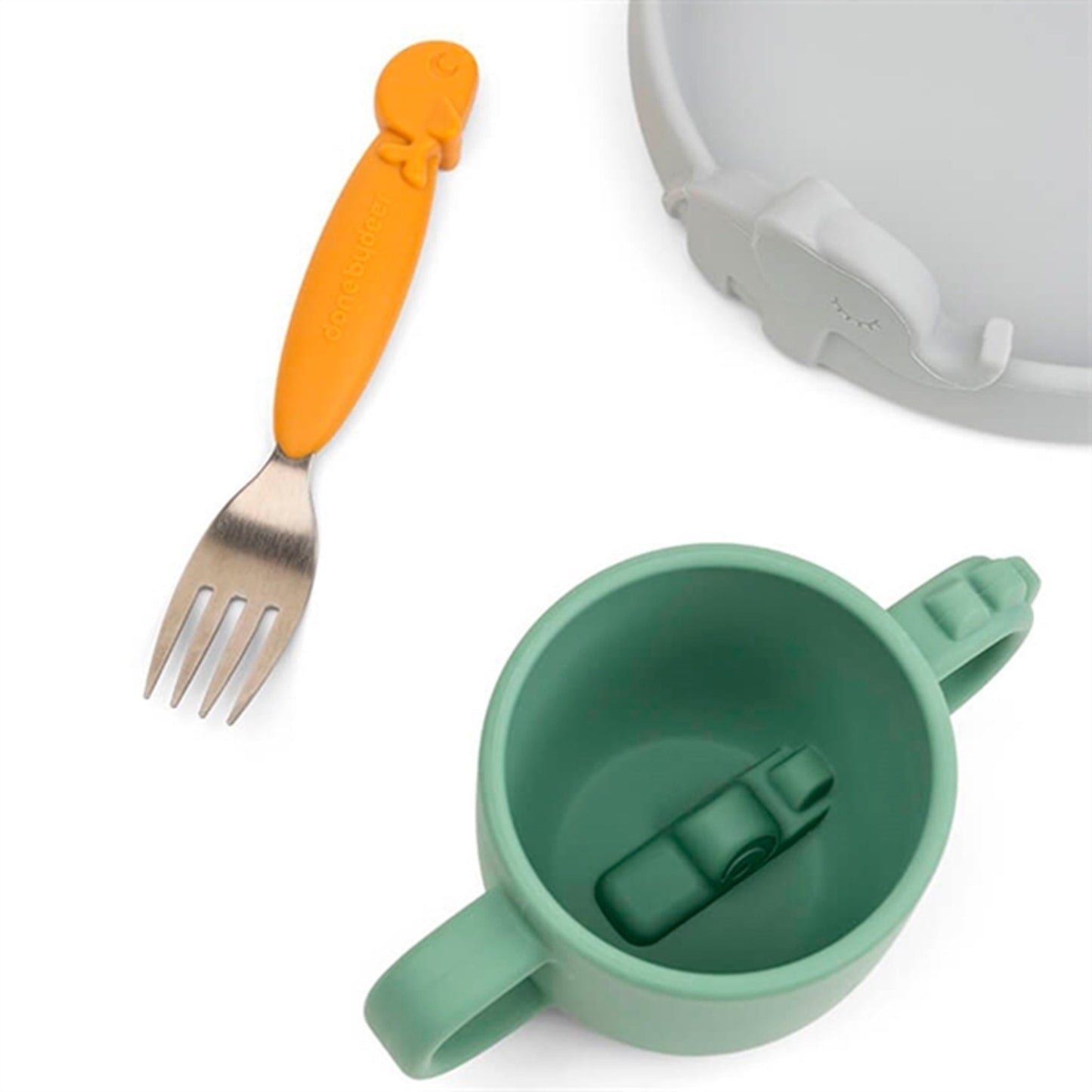 Done by Deer Peekaboo Dinner Set Deer Friends Colour Mix