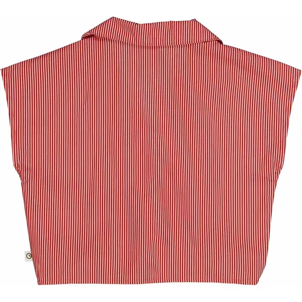 Müsli Balsam Cream/Apple Red Poplin Stripe Shirt Top 2
