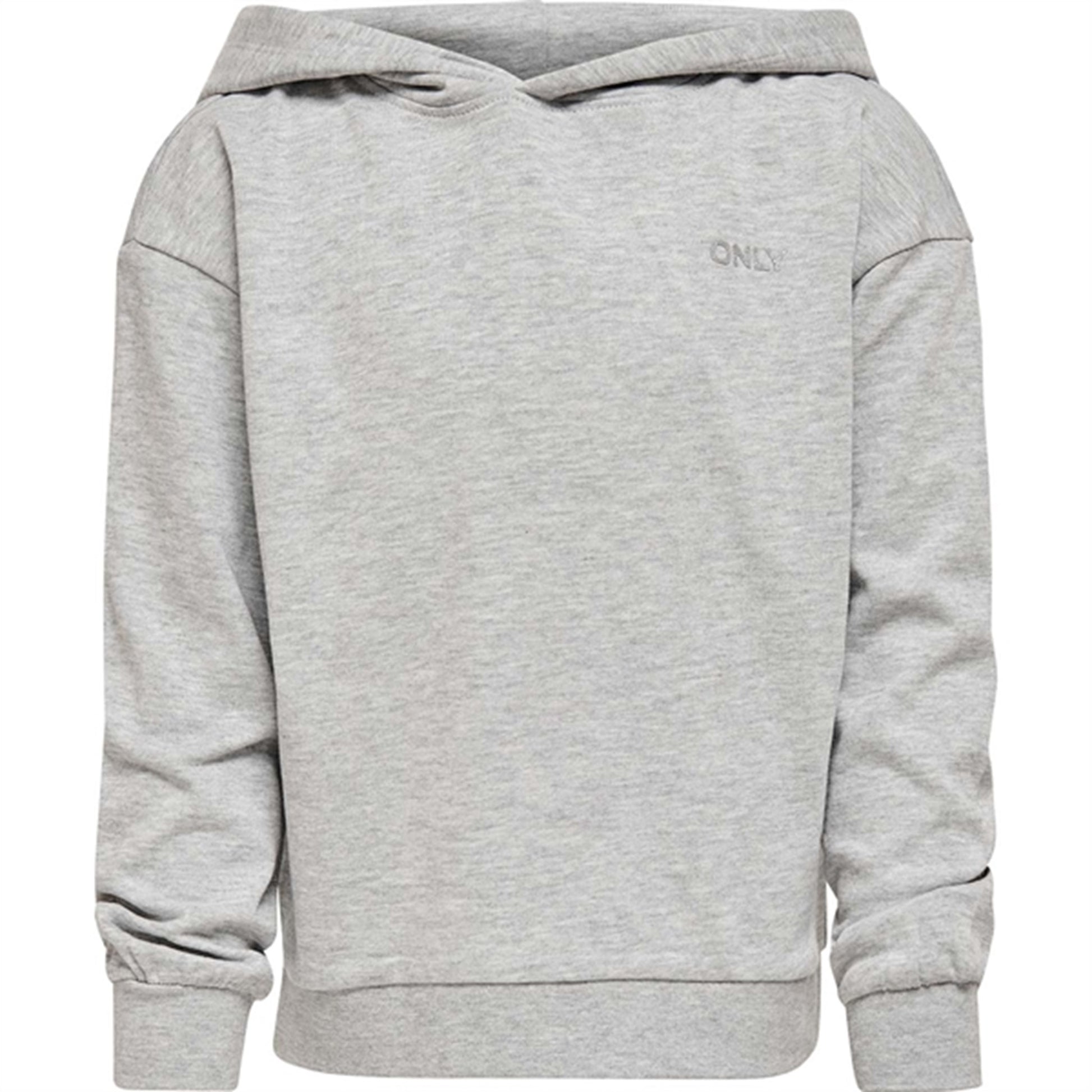 Kids ONLY Zoey Life Light Grey Melange Hoodie