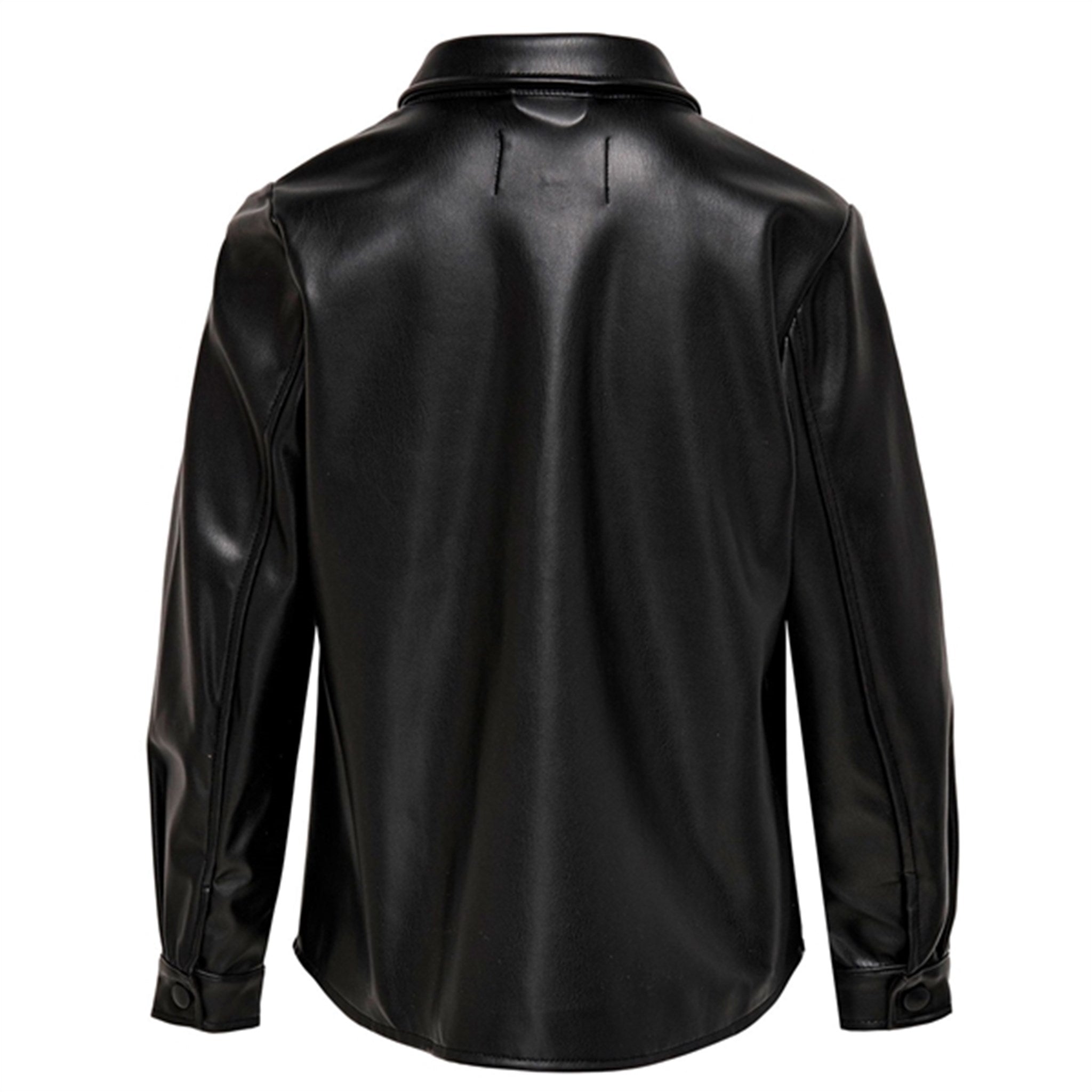 Kids ONLY Black Ruma Faux Leather Shirt 2