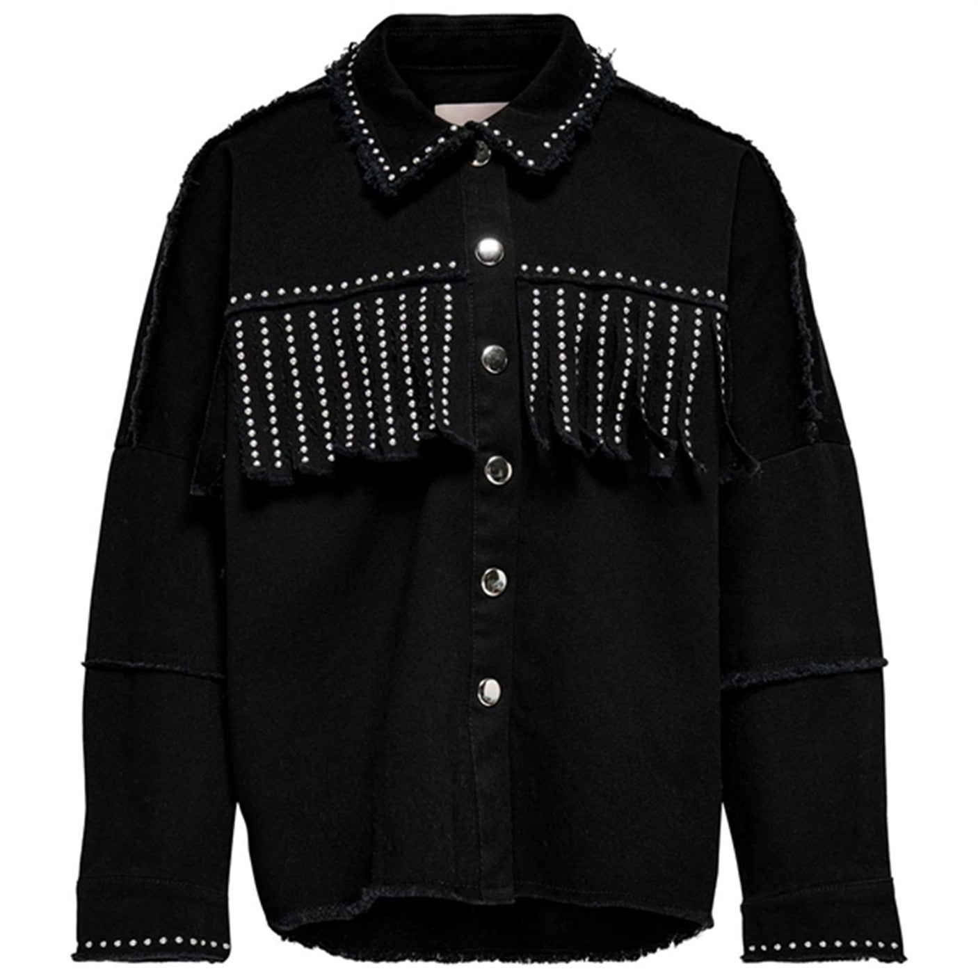 Kids ONLY Black Frill Shirt Woxer