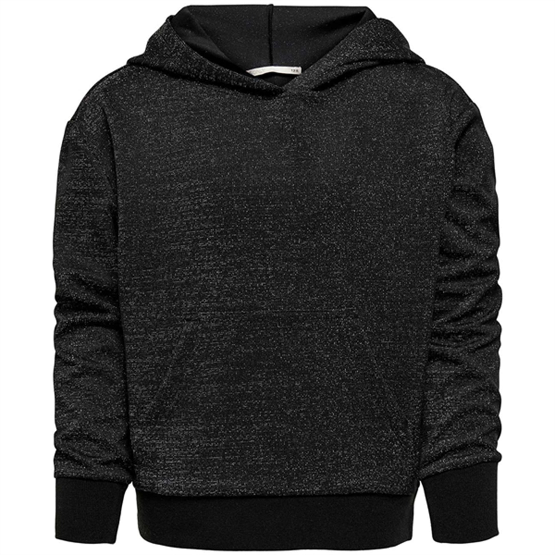 Kids ONLY Black Glitter Mady Hoodie