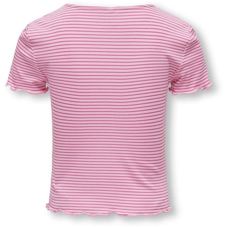 Kids ONLY Begonia Pink Wilma Life Rib Top