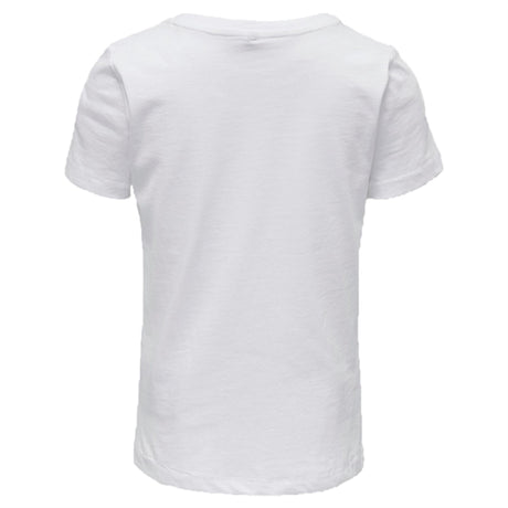 Kids ONLY Bright White Emma Flower T-shirt