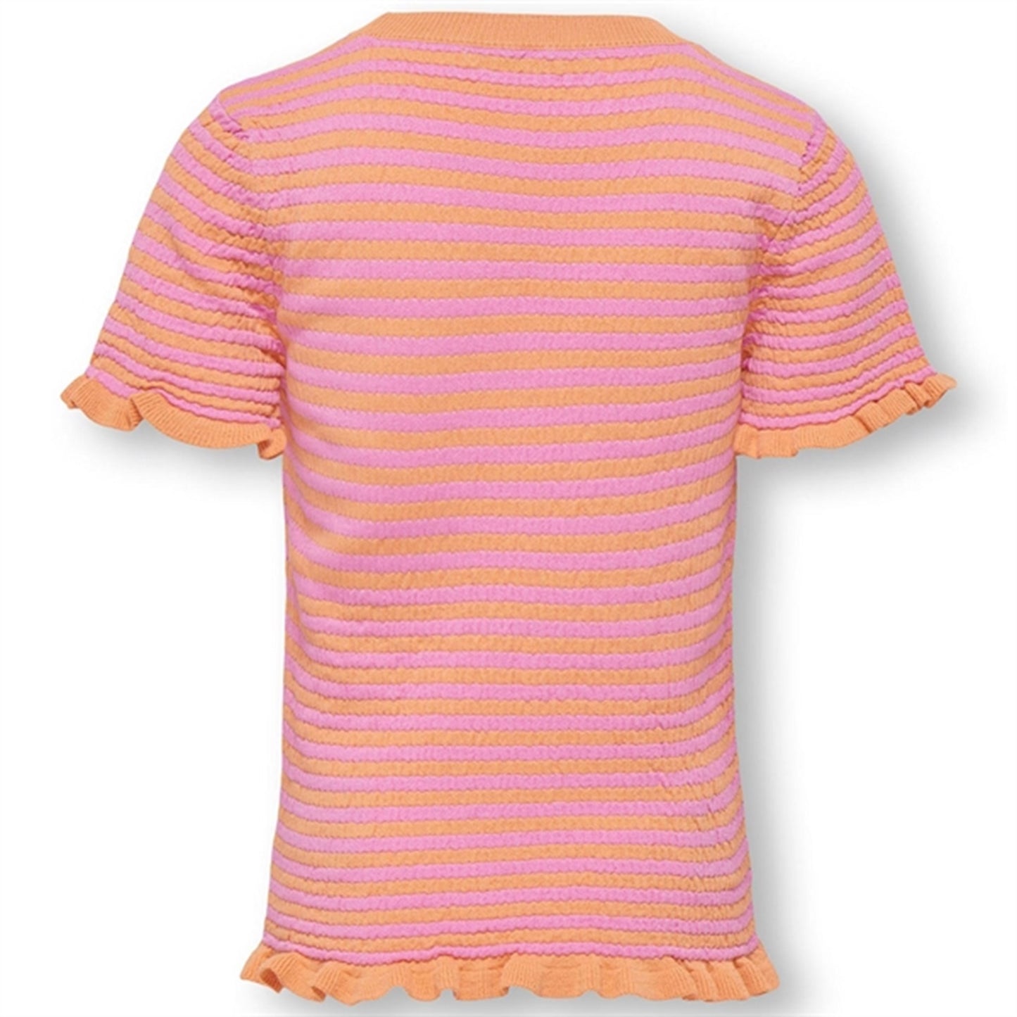 Kids ONLY Orange Chiffon Sally Crepe Top