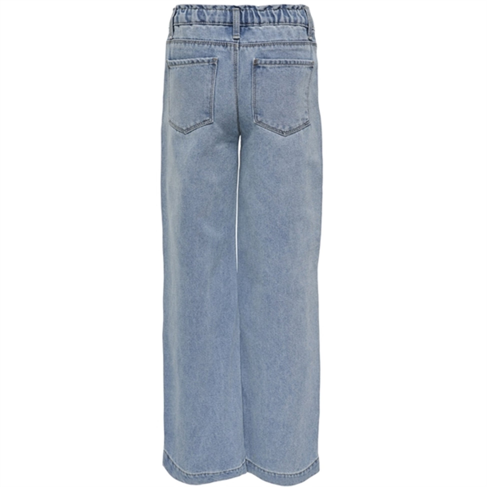 Kids ONLY Light Blue Denim Comet Wide Denim Jeans Noos