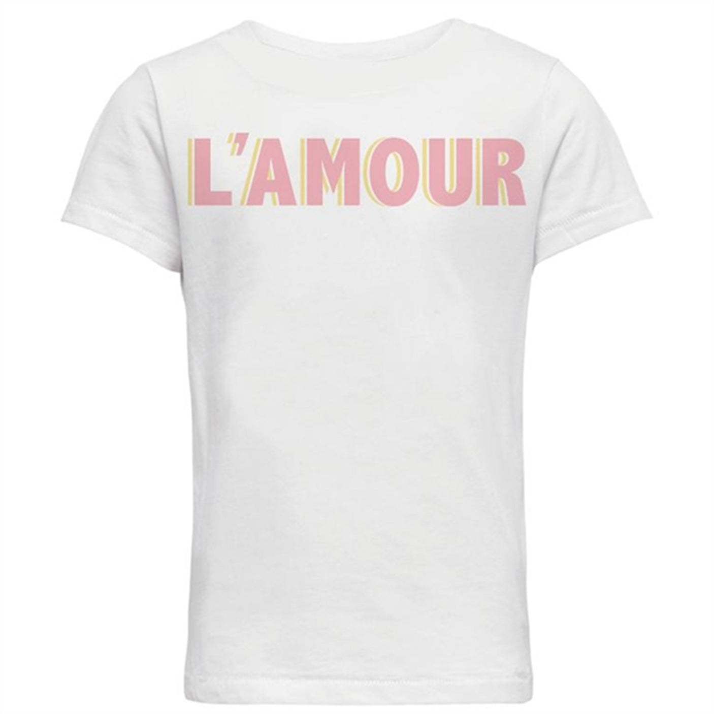 Kids ONLY Cloud Dancer Leni Fit Kindness T-Shirt