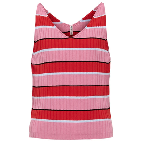 Kids ONLY Candy Pink Debbie Stripe Knit Top