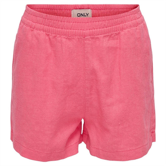 Kids ONLY Camellia Rose Caro Hør Pull-up Shorts