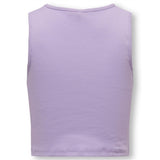 Kids ONLY Purple Rose Nussa Front Cut Out Short Top