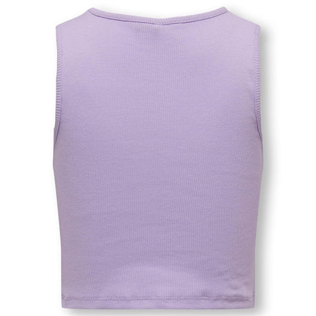 Kids ONLY Purple Rose Nussa Front Cut Out Short Top