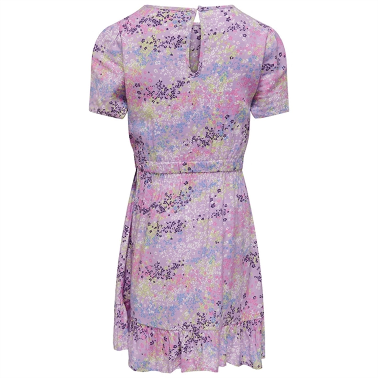 Kids ONLY Purple Rose w. Wild Ditsy Anna Fake Wrap Dress