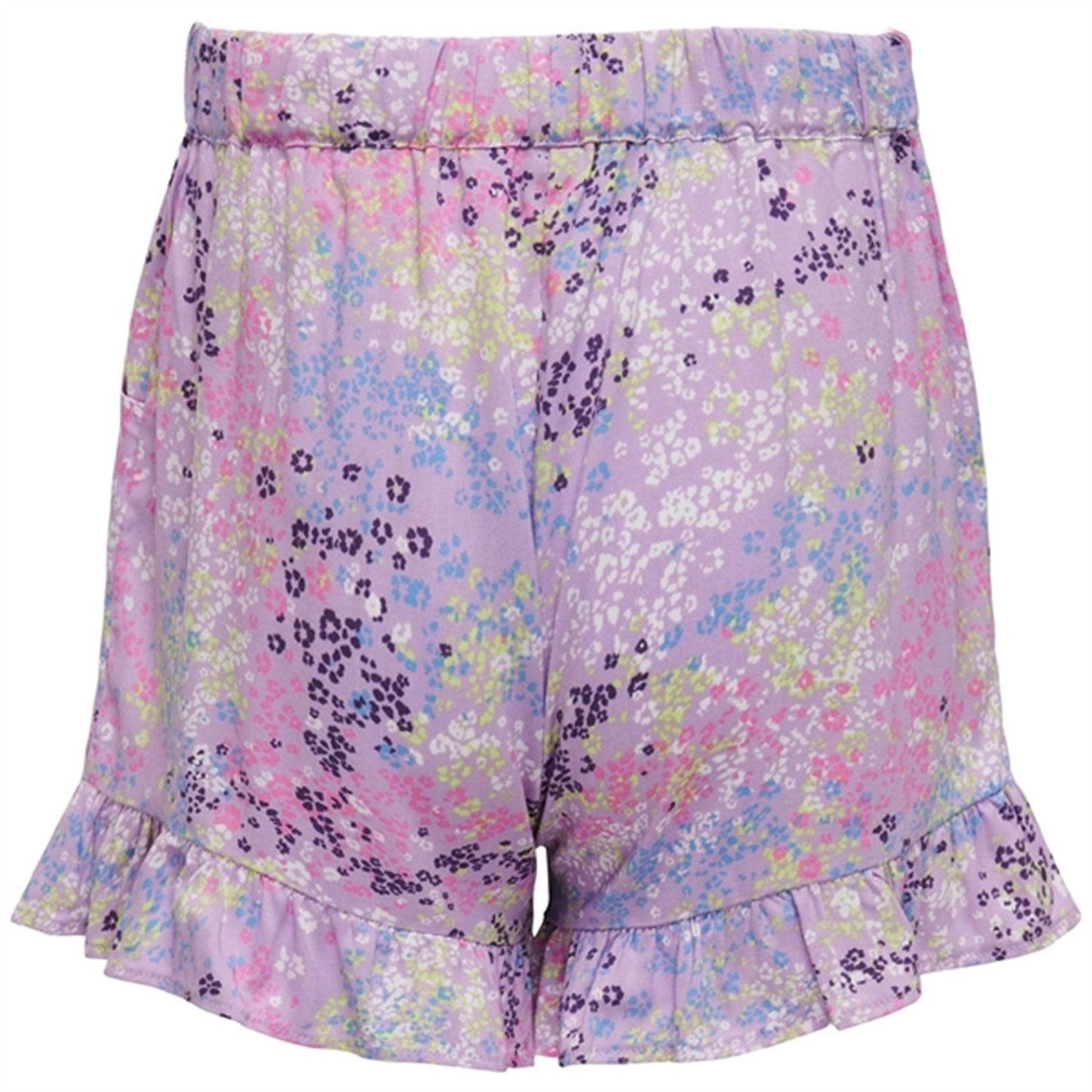 Kids ONLY Purple Rose w. Wild Ditsy Anna Frill Shorts
