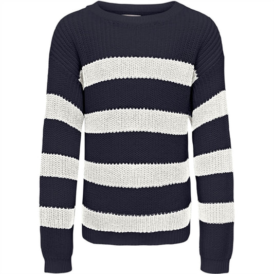 kids only Night Sky Cloud dancer Sif Striped Knit Blouse