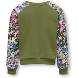 kids only Winter Moss Camo Flower Anna Raglan Sweatshirt AOP