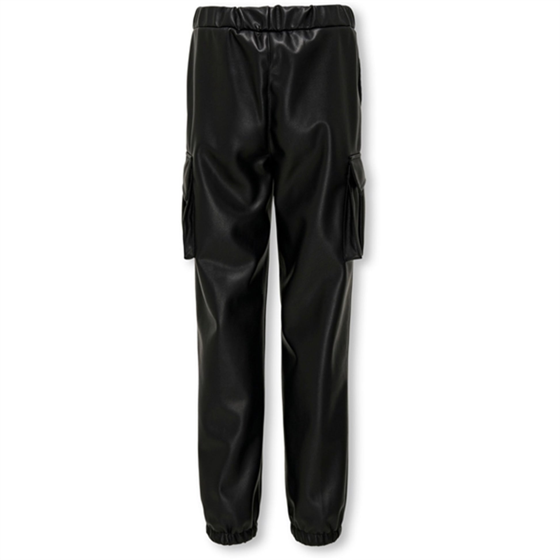 Kids ONLY Black Heidi Faux Leather Trackpants