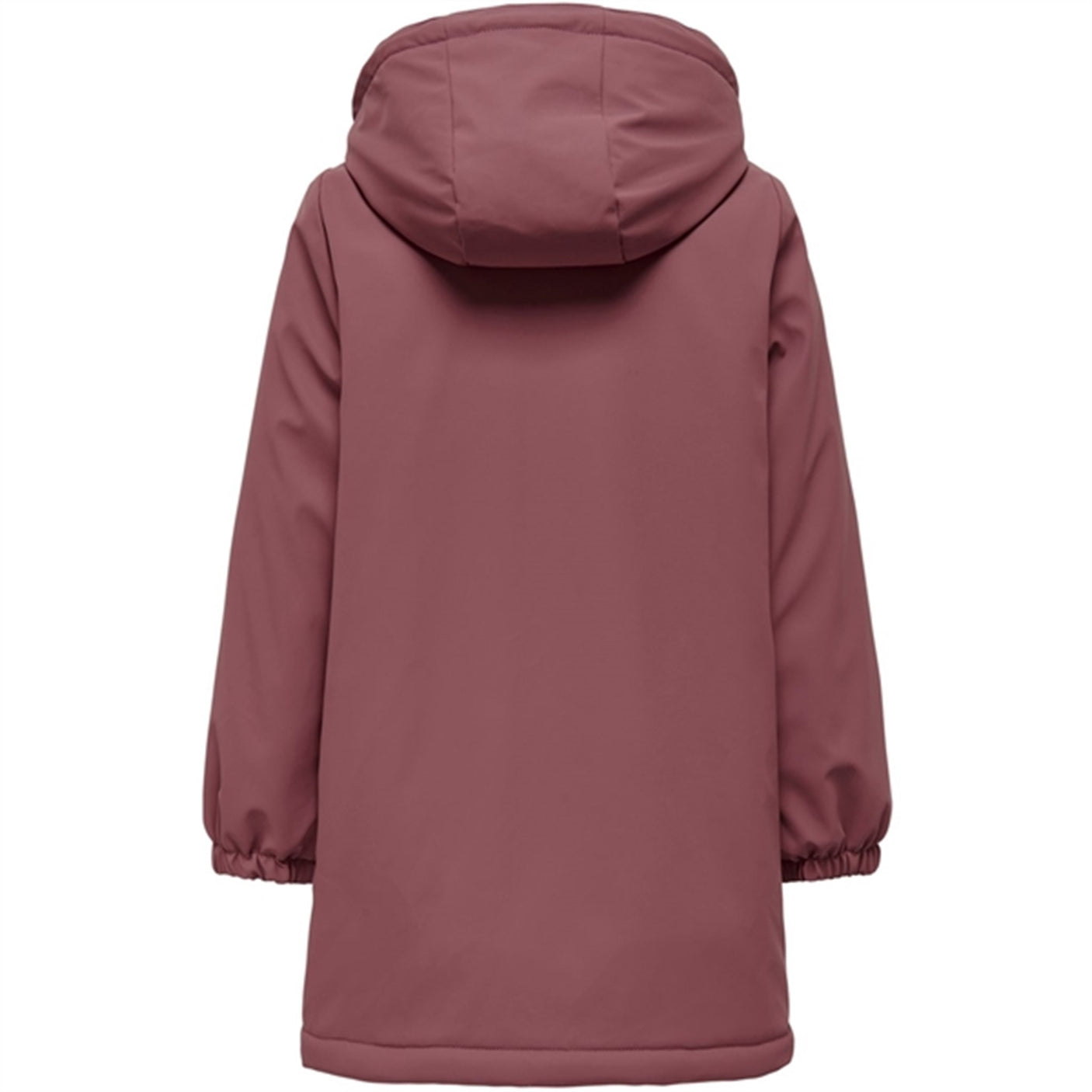 kids only Rose Brown Black Sherpa Newsally Hooded Raincoat