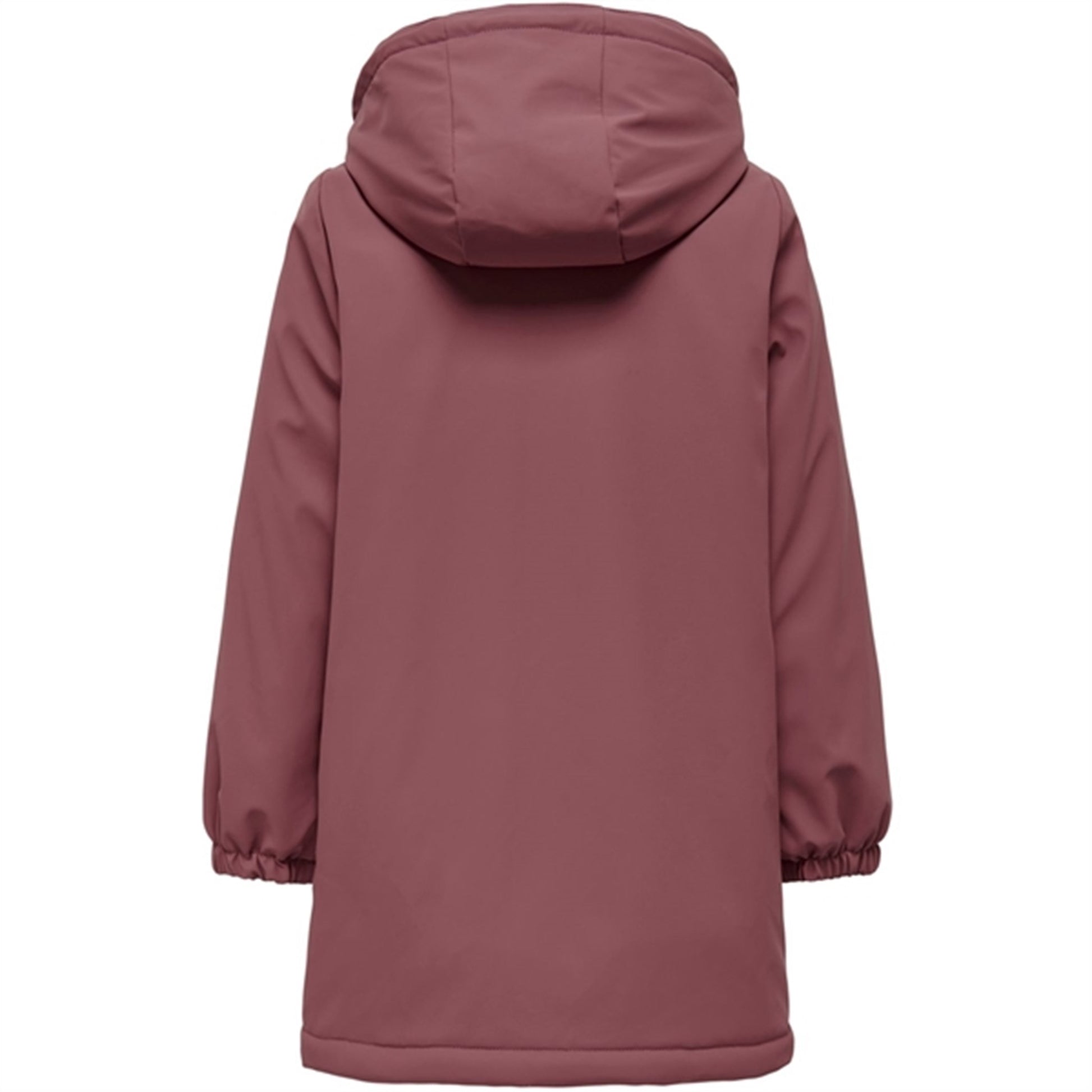 kids only Rose Brown Black Sherpa Newsally Hooded Raincoat