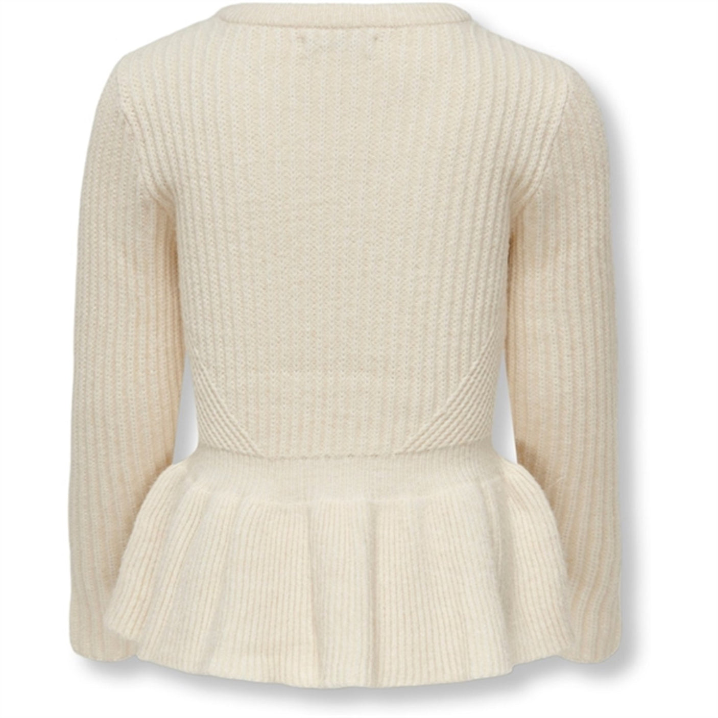 kids only Whitecap Gray Newkatia Peplum Knit Blouse