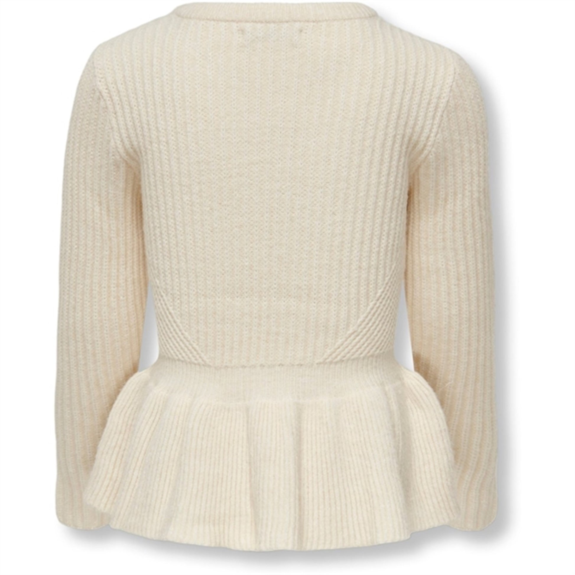 kids only Whitecap Gray Newkatia Peplum Knit Blouse