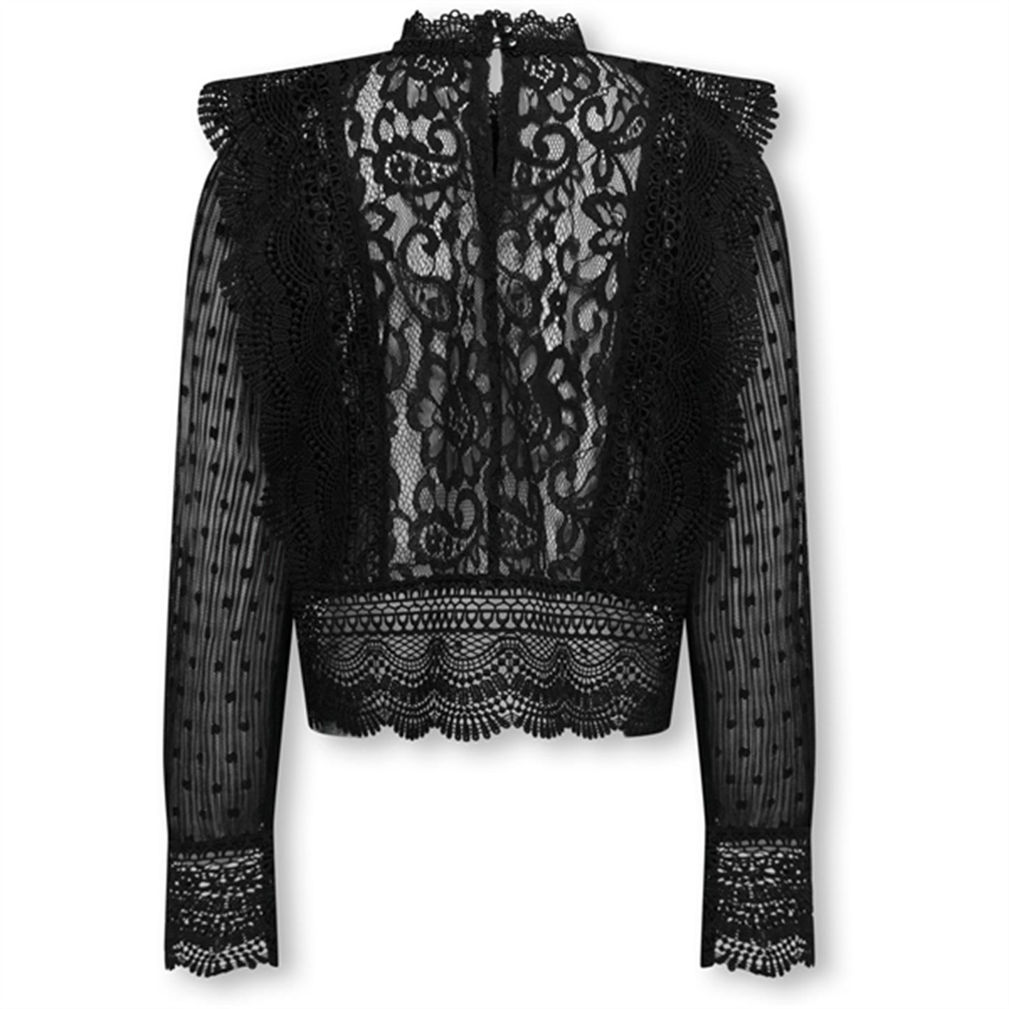 Kids ONLY Black Eliana Lace Blouse