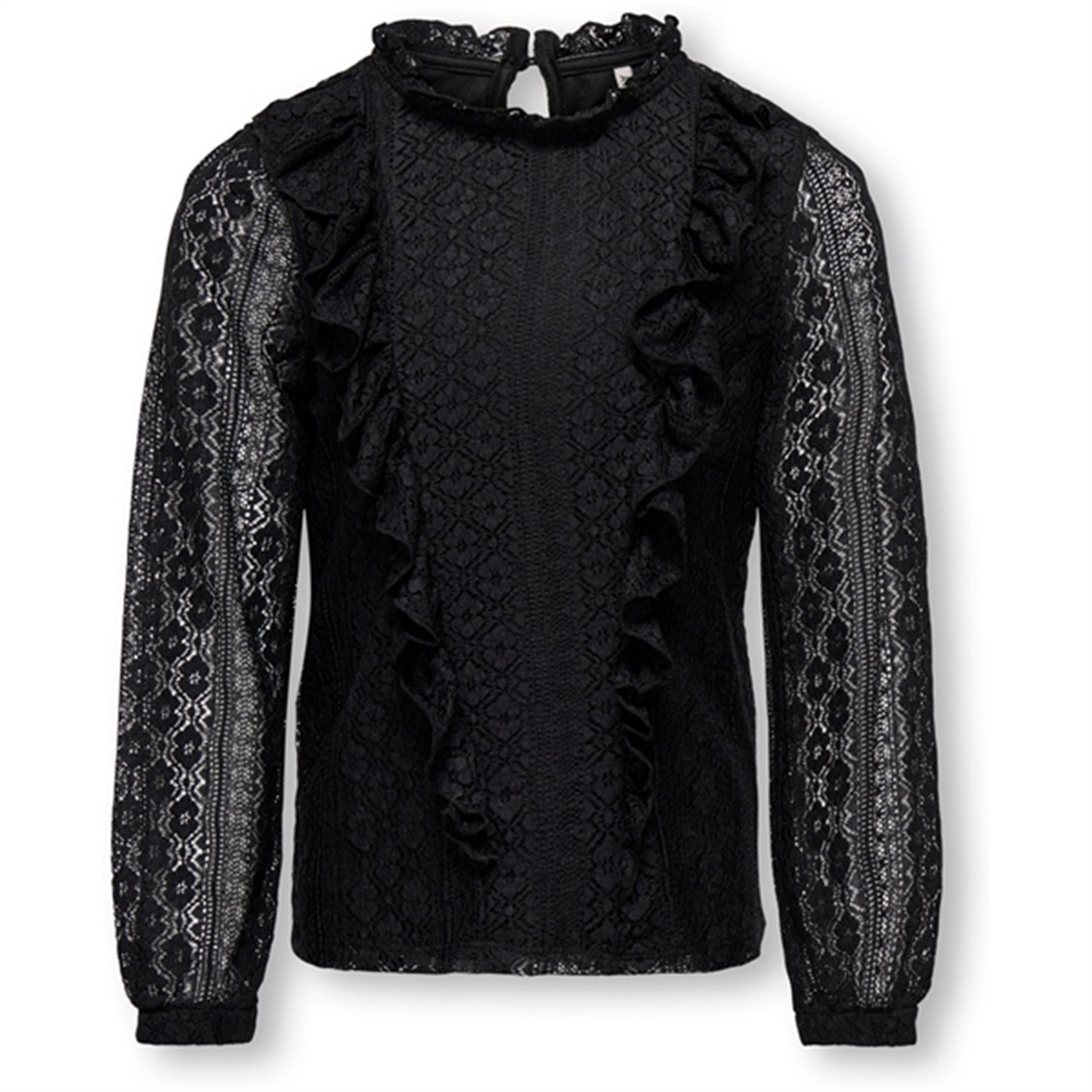 Kids ONLY Black Newaya Frill Lace Blouse