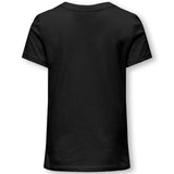 Kids ONLY Black Smil Happy T-Shirt