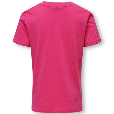 Kids ONLY Fuchsia Purple Smil Happy T-Shirt