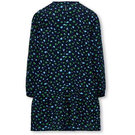 Kids ONLY Dress Blues Dots Holly Peplum Dress