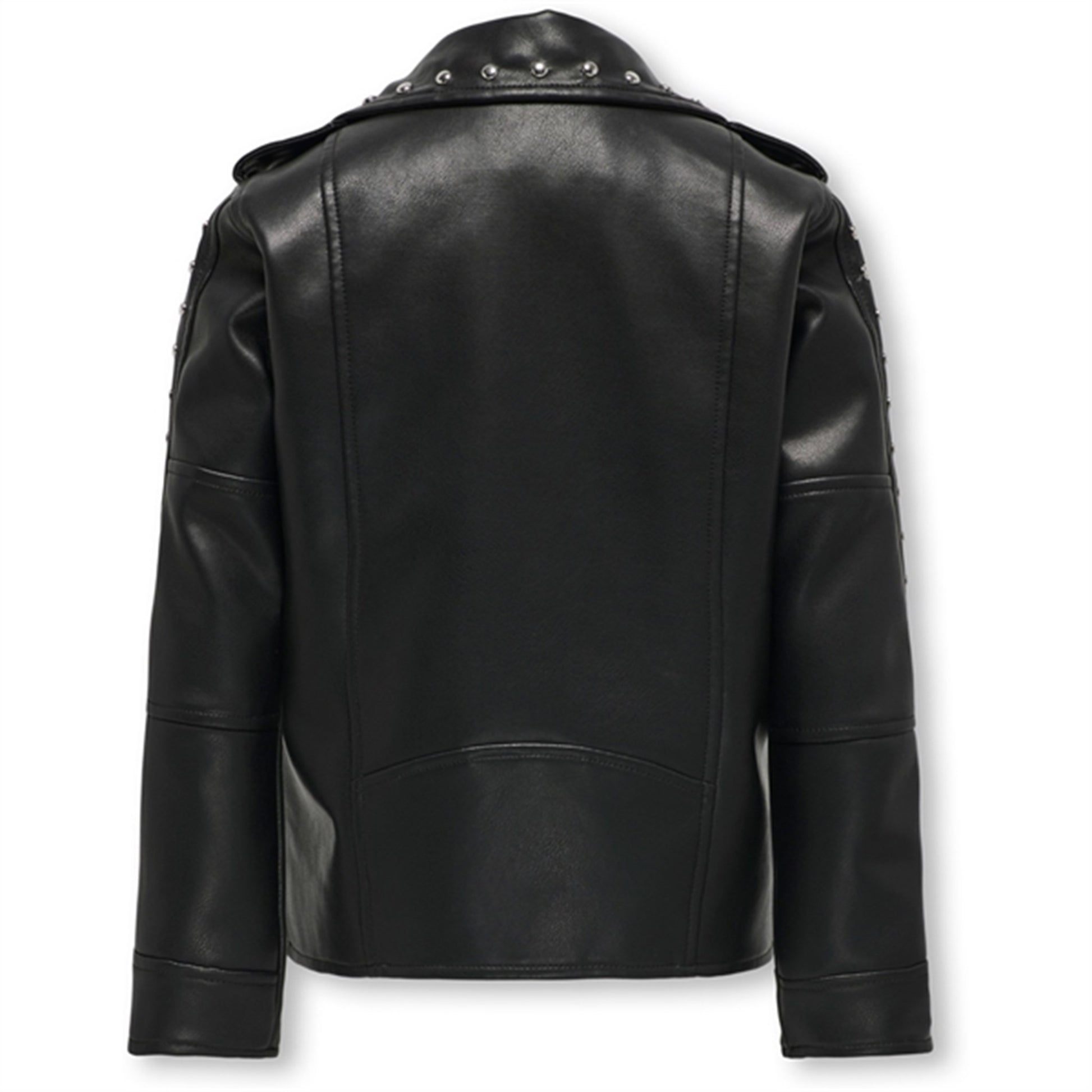 Kids ONLY Black Sia Studded Faux Leather Biker Jacket