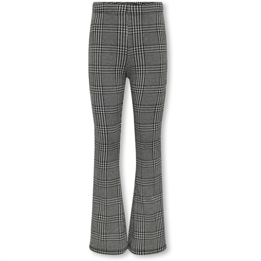Kids ONLY Black Medium Grey Allen Check Flaired Pants