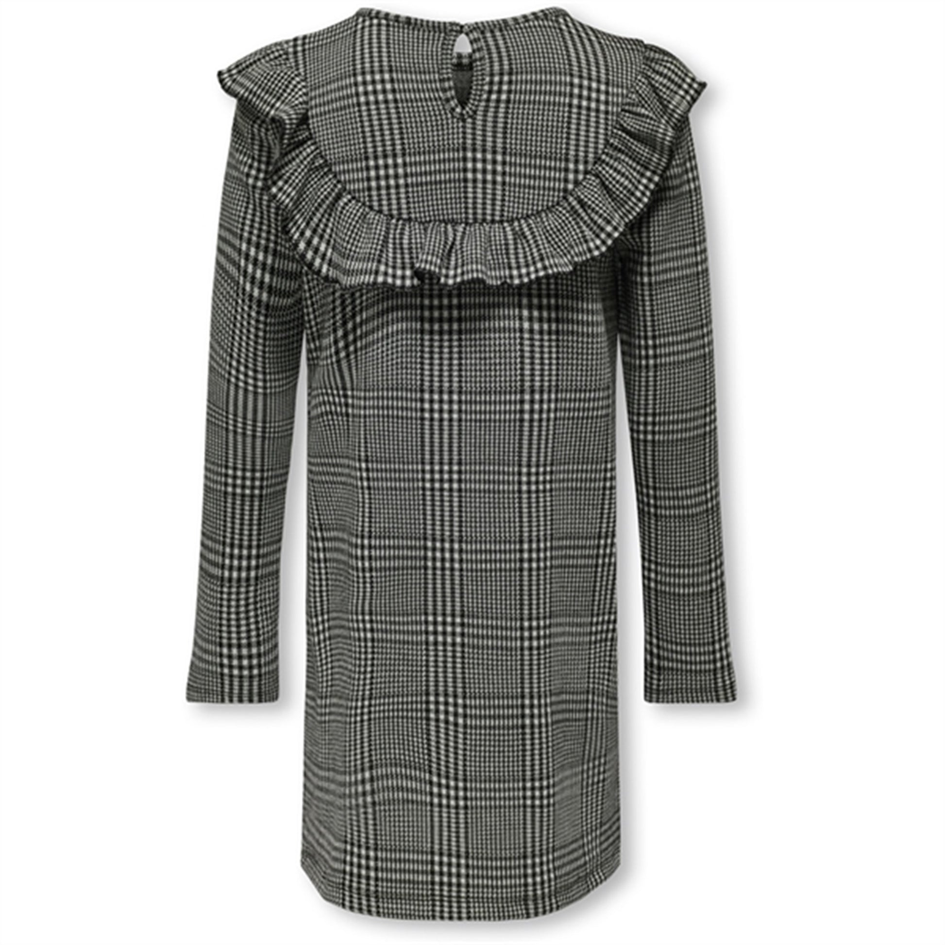 Kids ONLY Black Meduim Grey Allen Check Dress