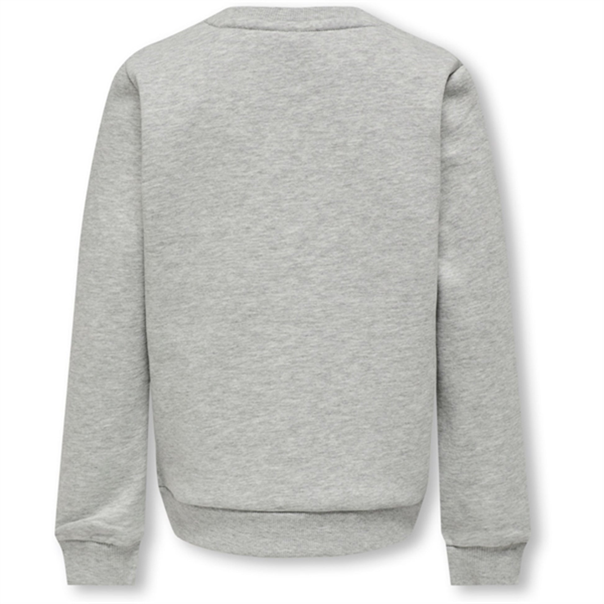 Kids ONLY Light Grey Melange Rule Mary Sweatshirt