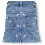 Kids ONLY Light Medium Blue Denim Hoxton Heart Denim Skirt