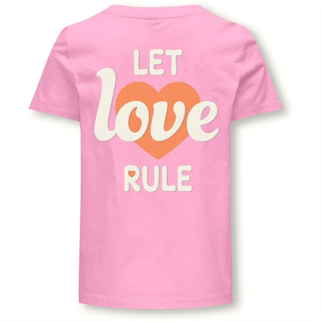 Kids ONLY Begonia Pink Love Senna Heart T-Shirt